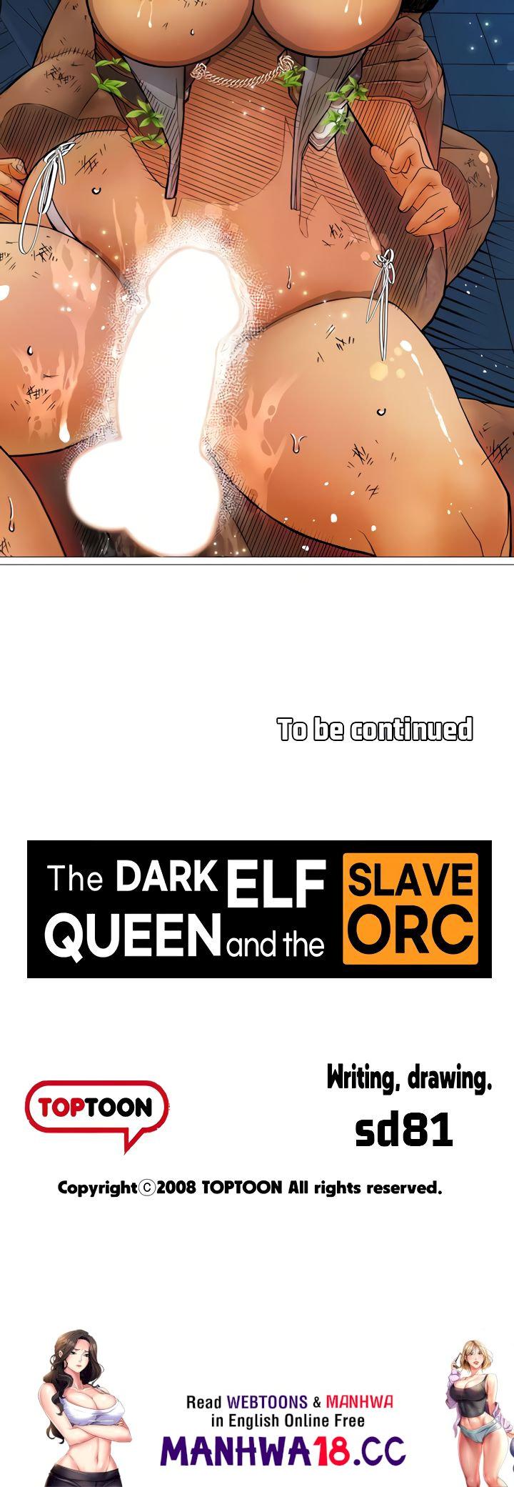 The DARK ELF QUEEN and the SLAVE ORC - Chapter 28 Page 34